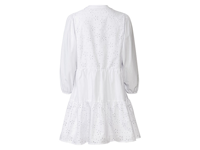Robe mini à broderies femme