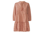 Robe mini à broderies femme