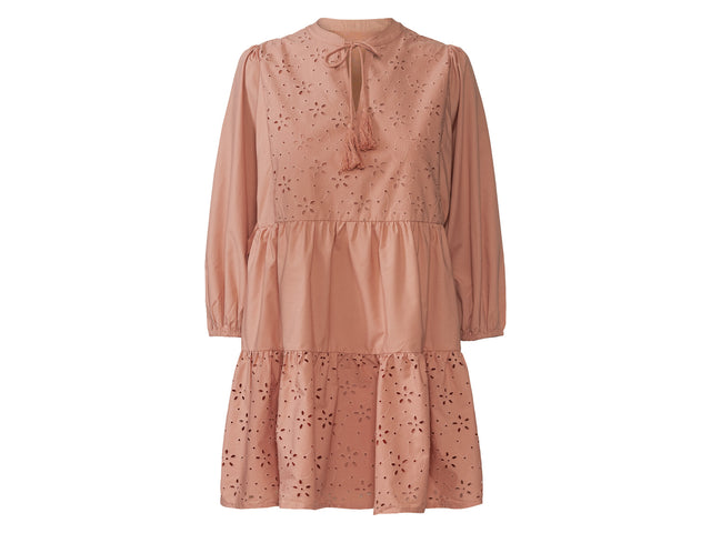 Robe mini à broderies femme
