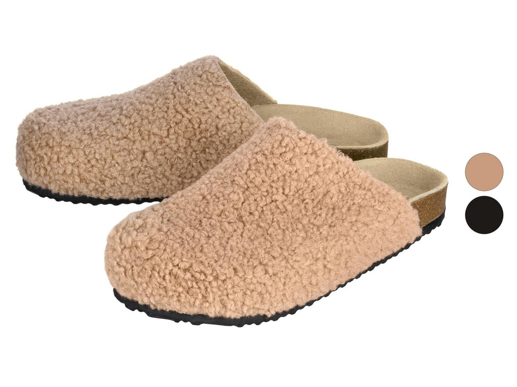 Sabots en peluche pour femme
