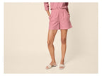 Shorts en lin pour femmes