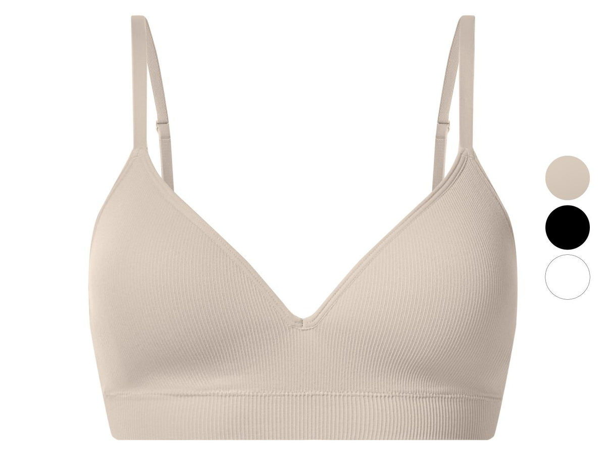Soutien-gorge côtelé sans armatures femme