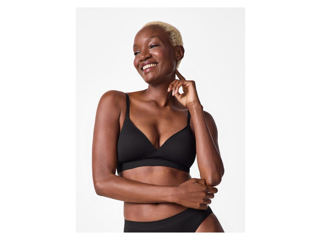 Soutien-gorge côtelé sans armatures femme