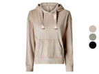 Sweat à capuche en velours femme