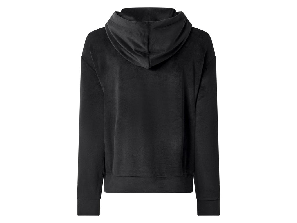 Sweat à capuche en velours femme