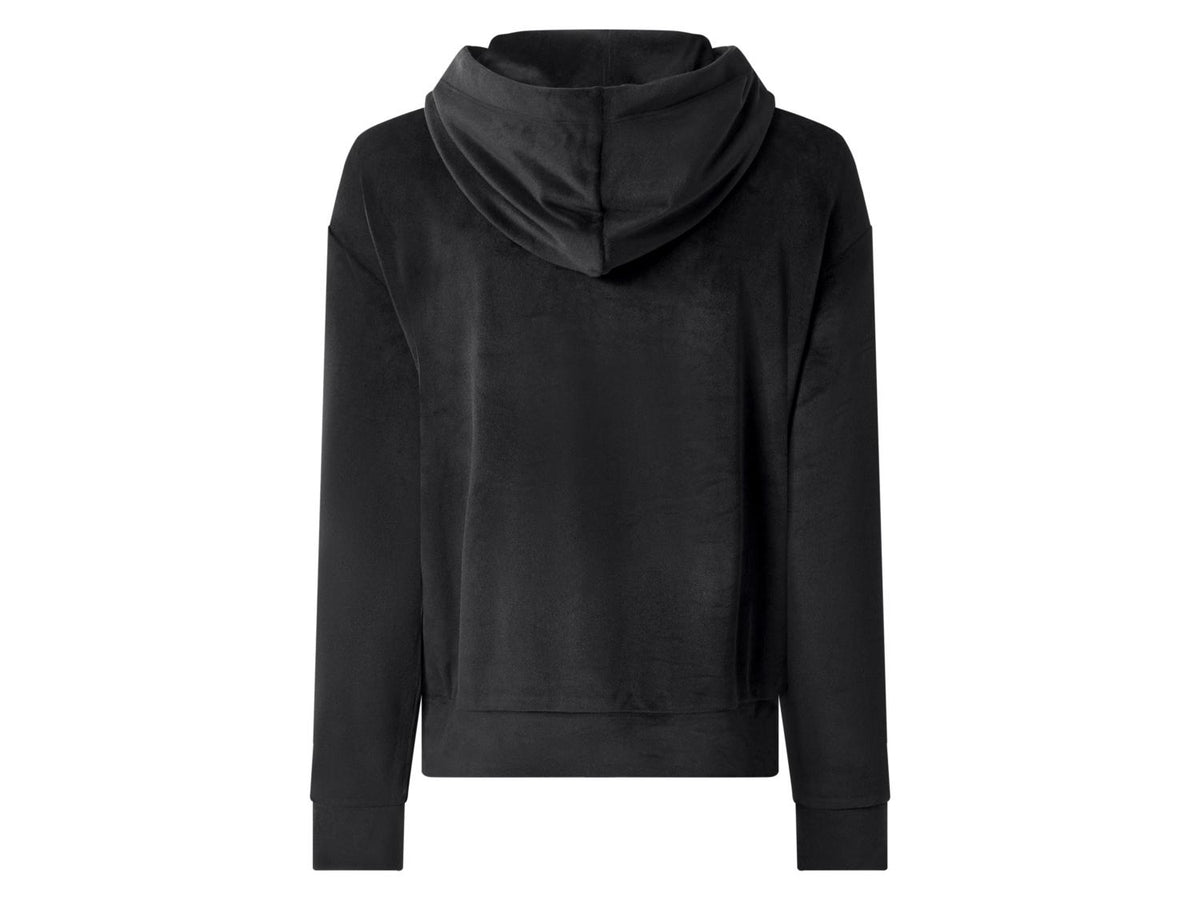 Sweat à capuche en velours femme
