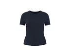 T-shirt côtelé femme