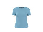 T-shirt côtelé femme