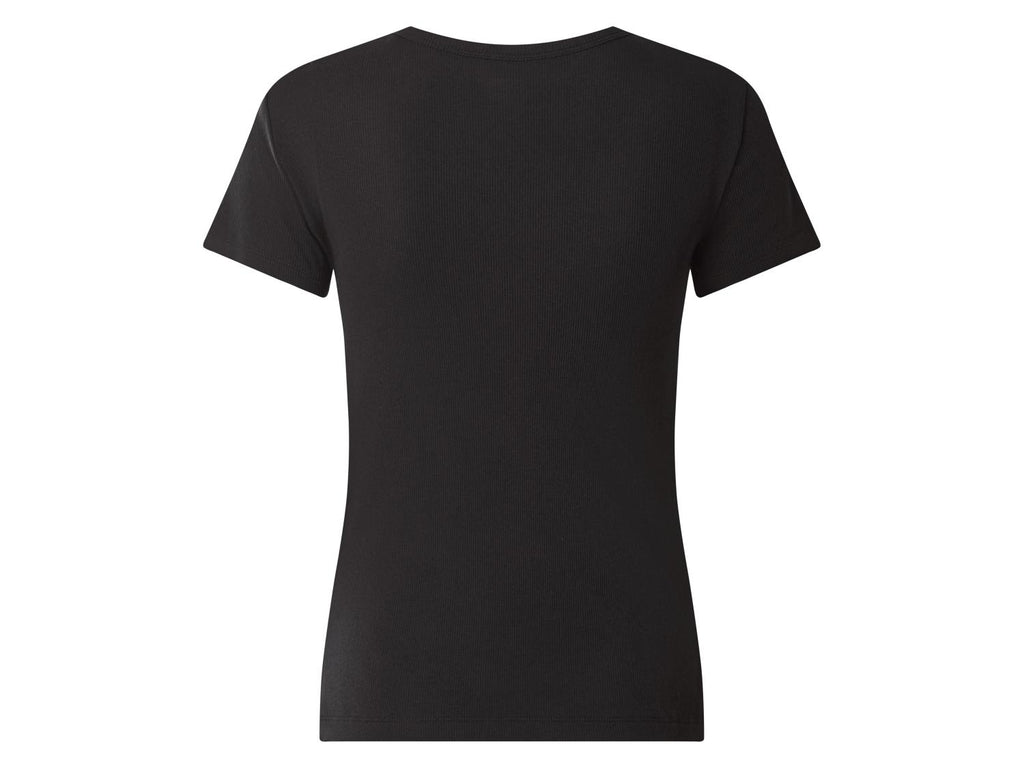 T-shirt côtelé femme