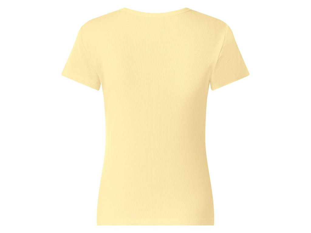 T-shirt côtelé femme
