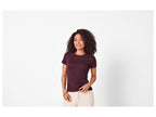 T-shirt côtelé femme