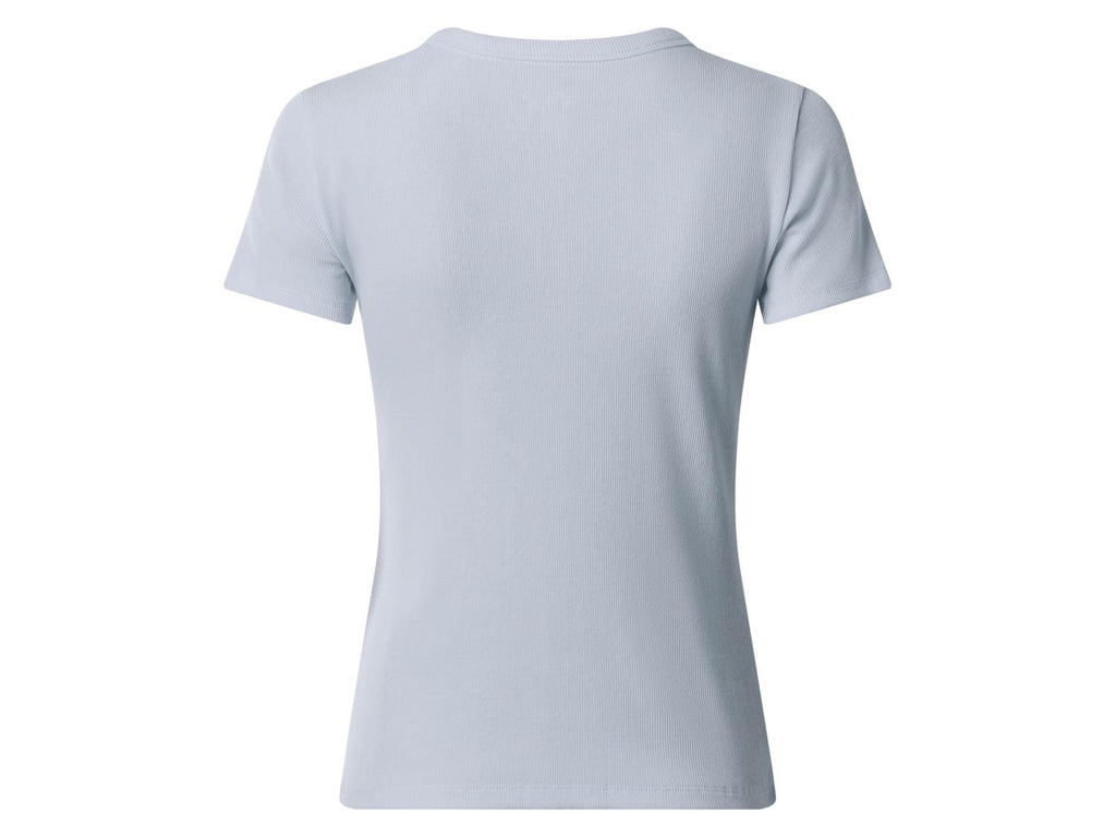 T-shirt côtelé pour femme