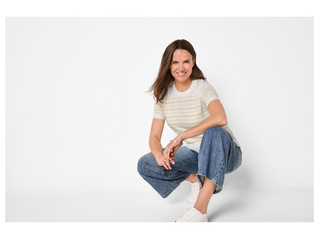 T-shirt en maille femme