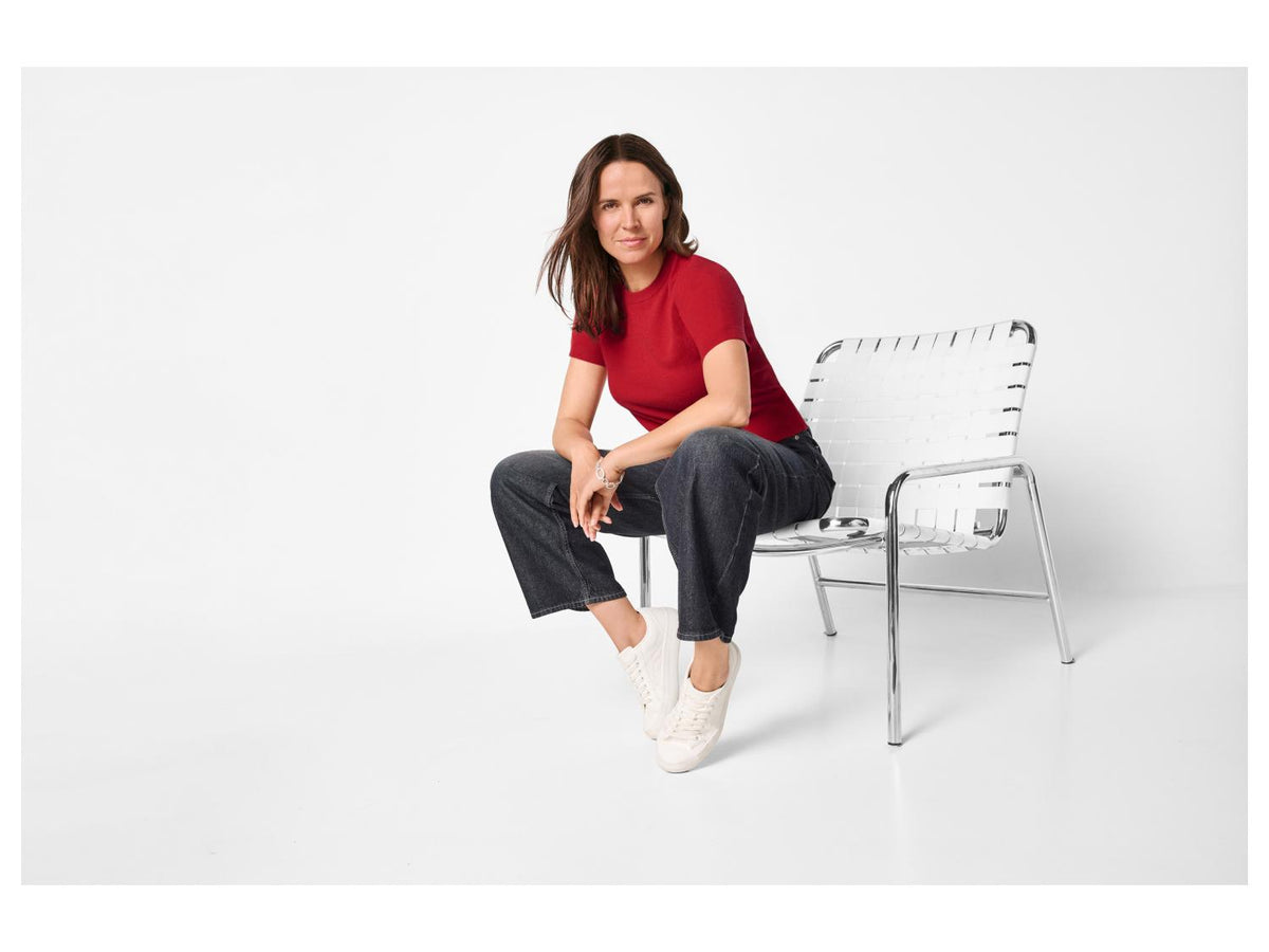 T-shirt en maille femme