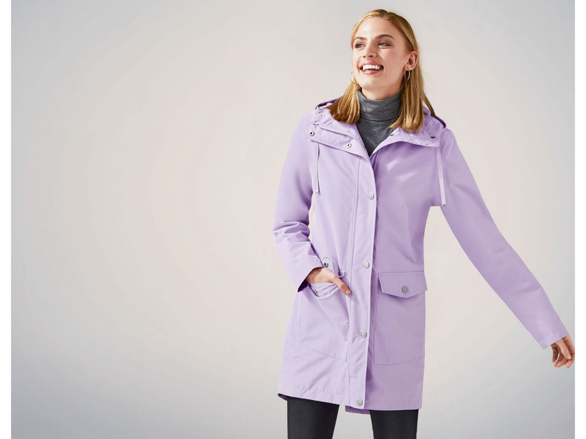 Trench avec capuche femme