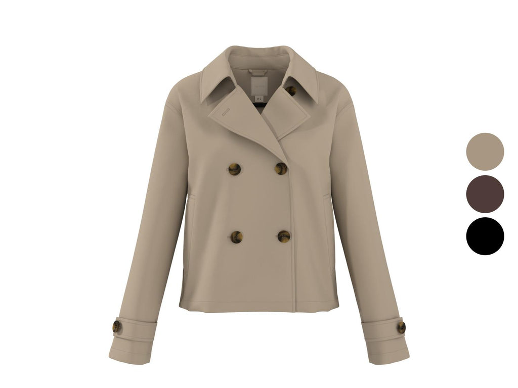 Trench court femme