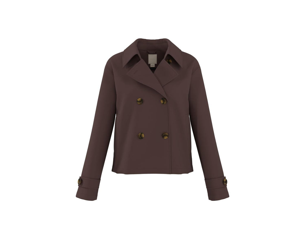 Trench court femme