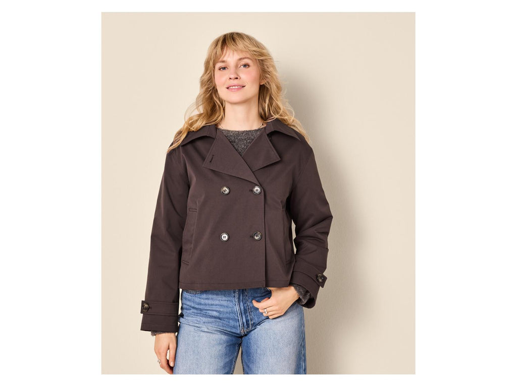Trench court femme