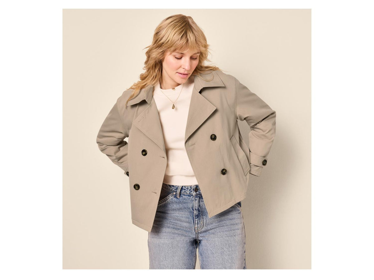 Trench court femme
