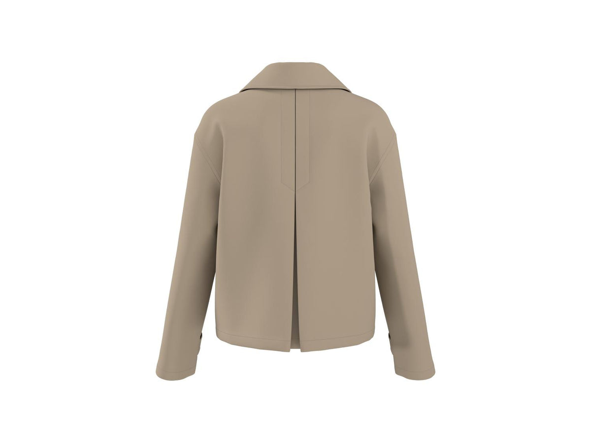 Trench court femme
