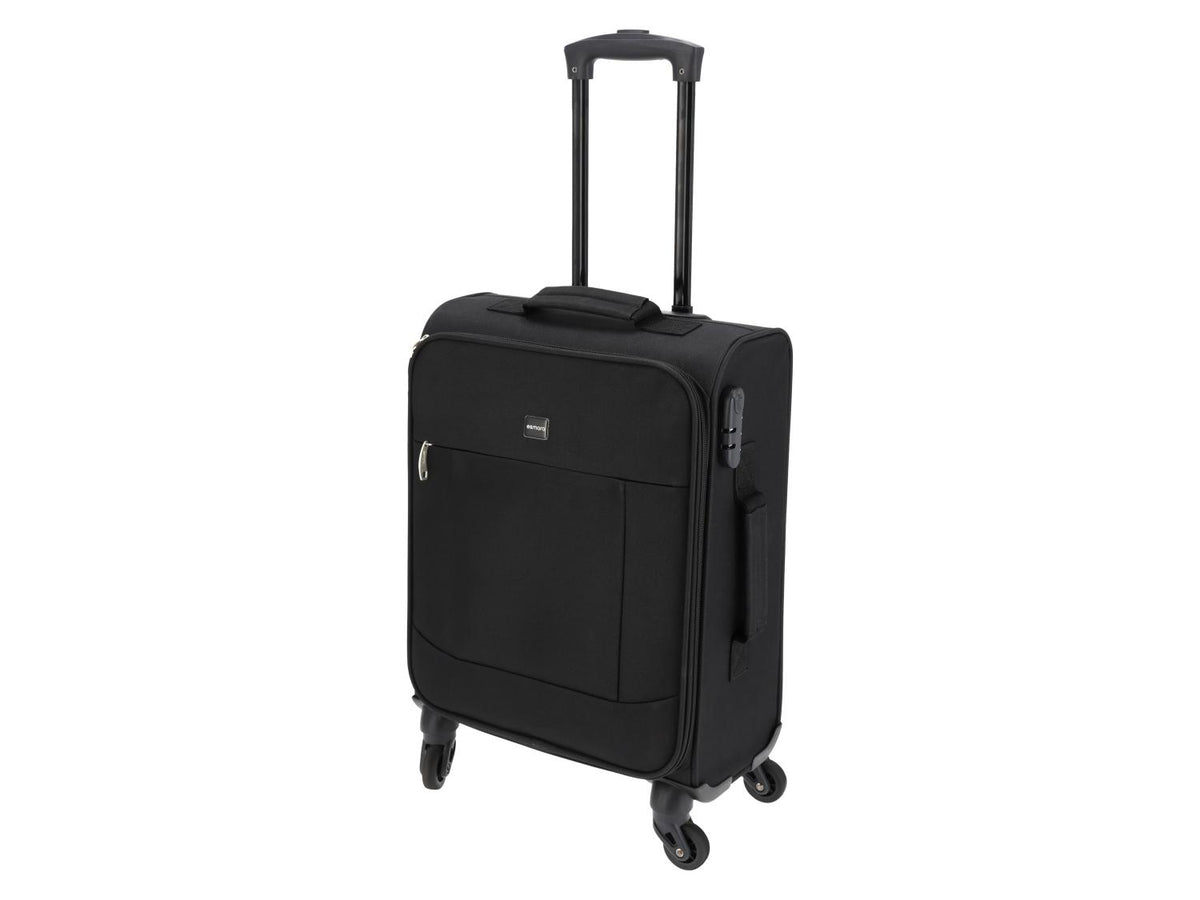 Valise cabine à roulettes, 38 L, noir