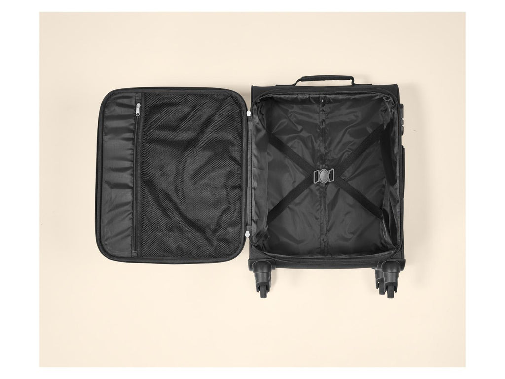 Valise cabine à roulettes, 38 L, noir