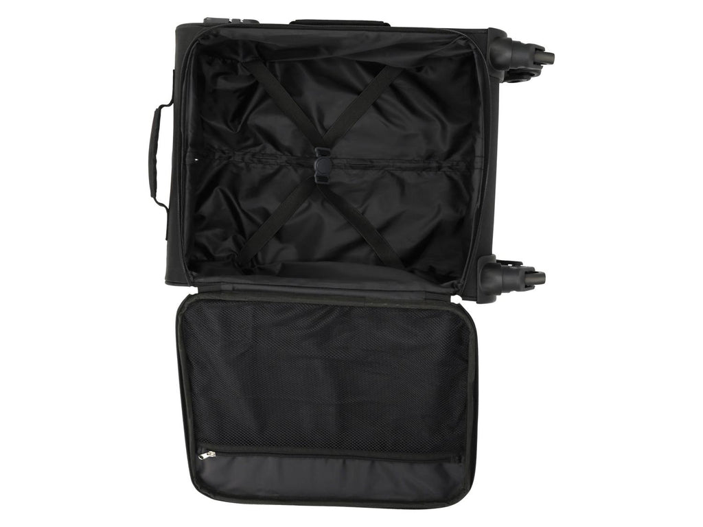 Valise cabine à roulettes, 38 L, noir