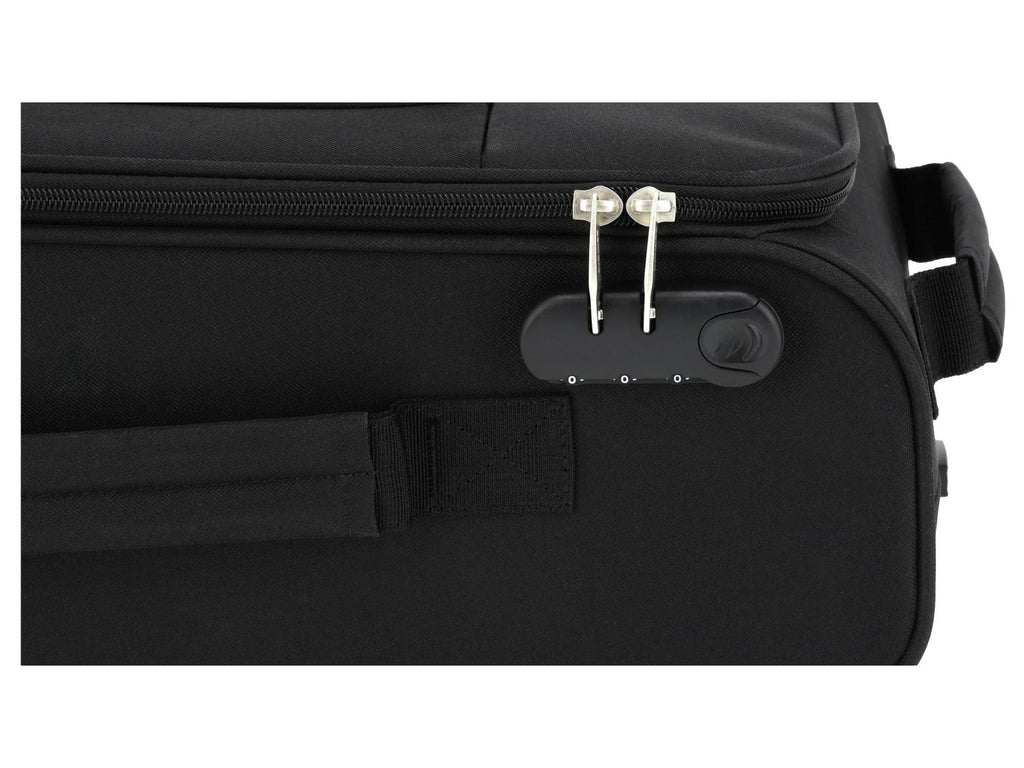 Valise cabine à roulettes, 38 L, noir