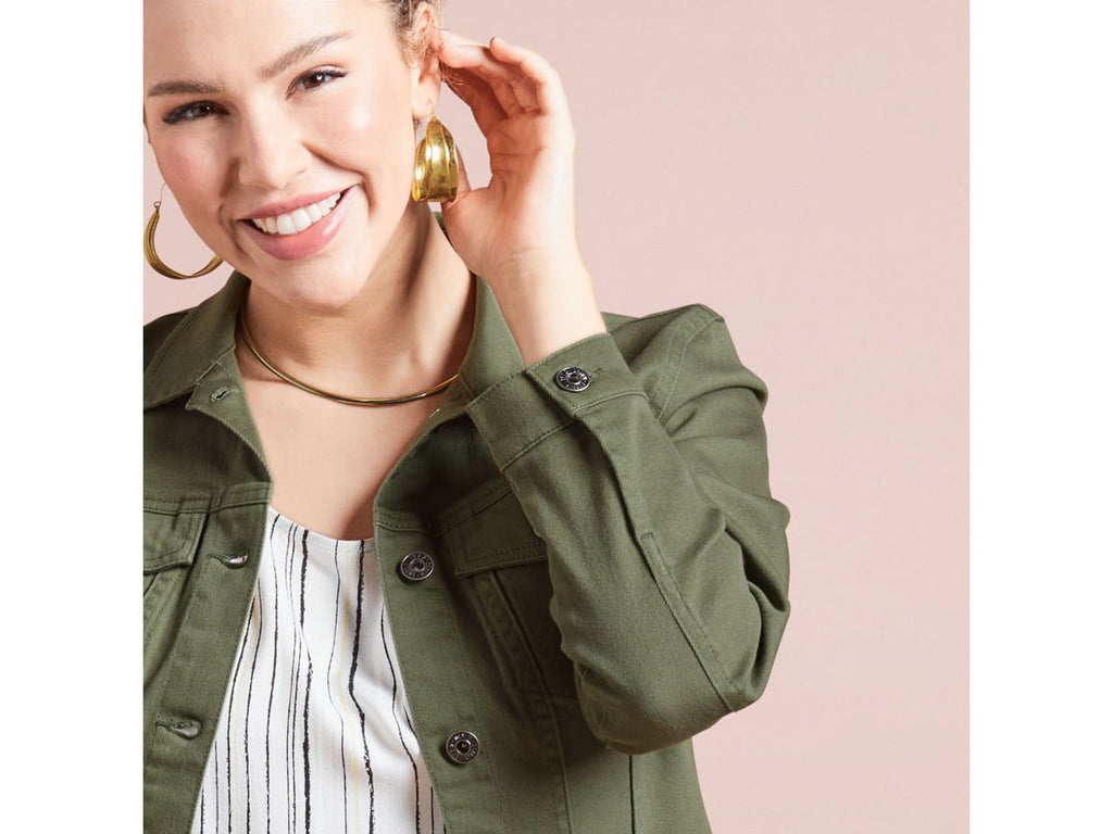 Veste en jean femme