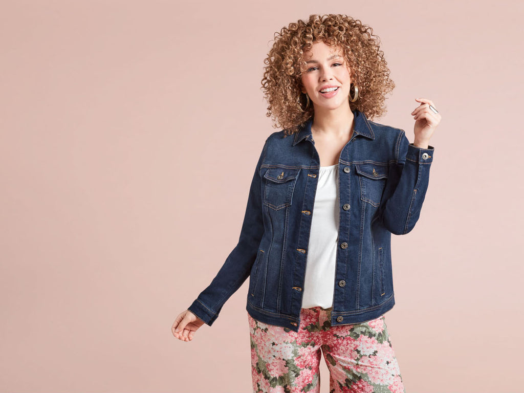 Veste en jean femme