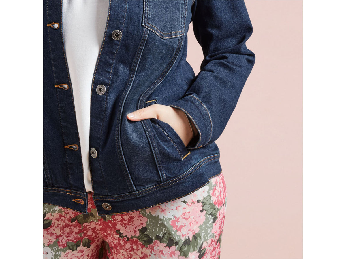 Veste en jean femme