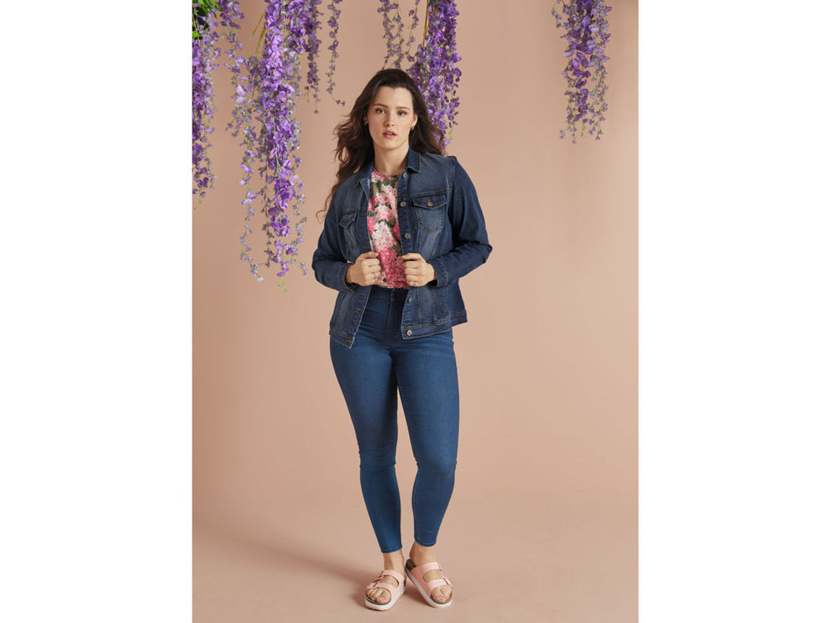 Veste en jean femme