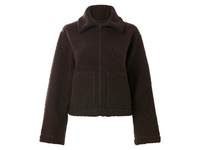 Veste en polaire teddy femme