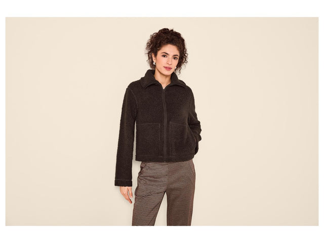 Veste en polaire teddy femme