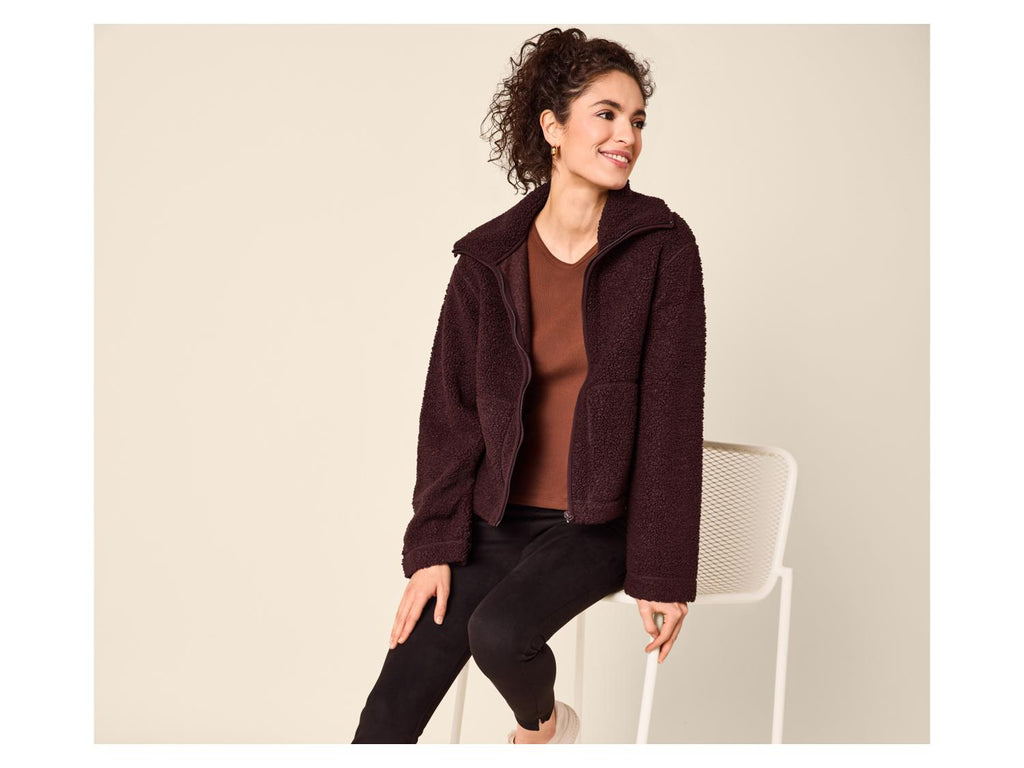 Veste en polaire teddy femme