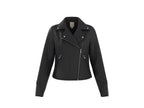 Veste motard ou Blouson en similicuir femme
