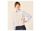 Veste sans manches moumoute femme