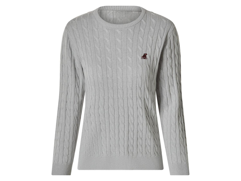 x U.S. Grand Polo Pull en tricot pour femme