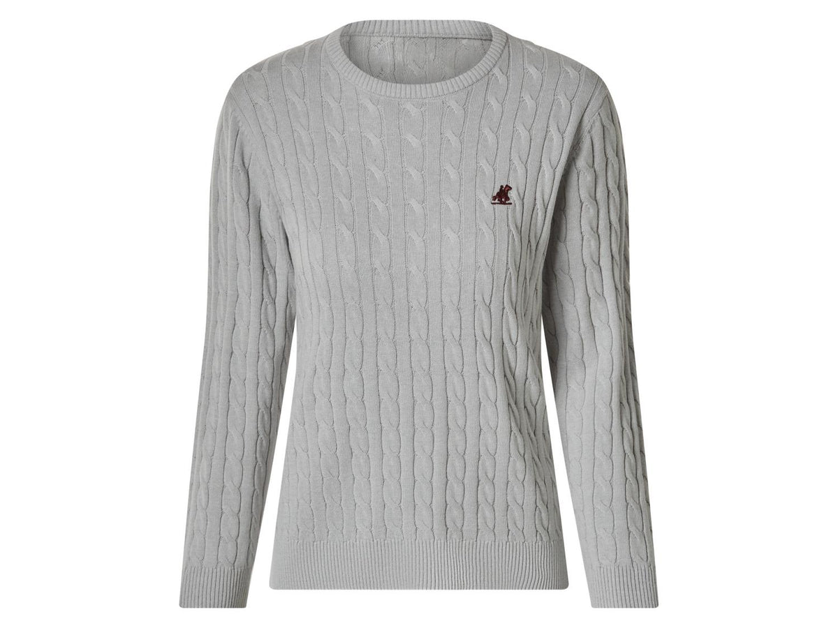 x U.S. Grand Polo Pull en tricot pour femme