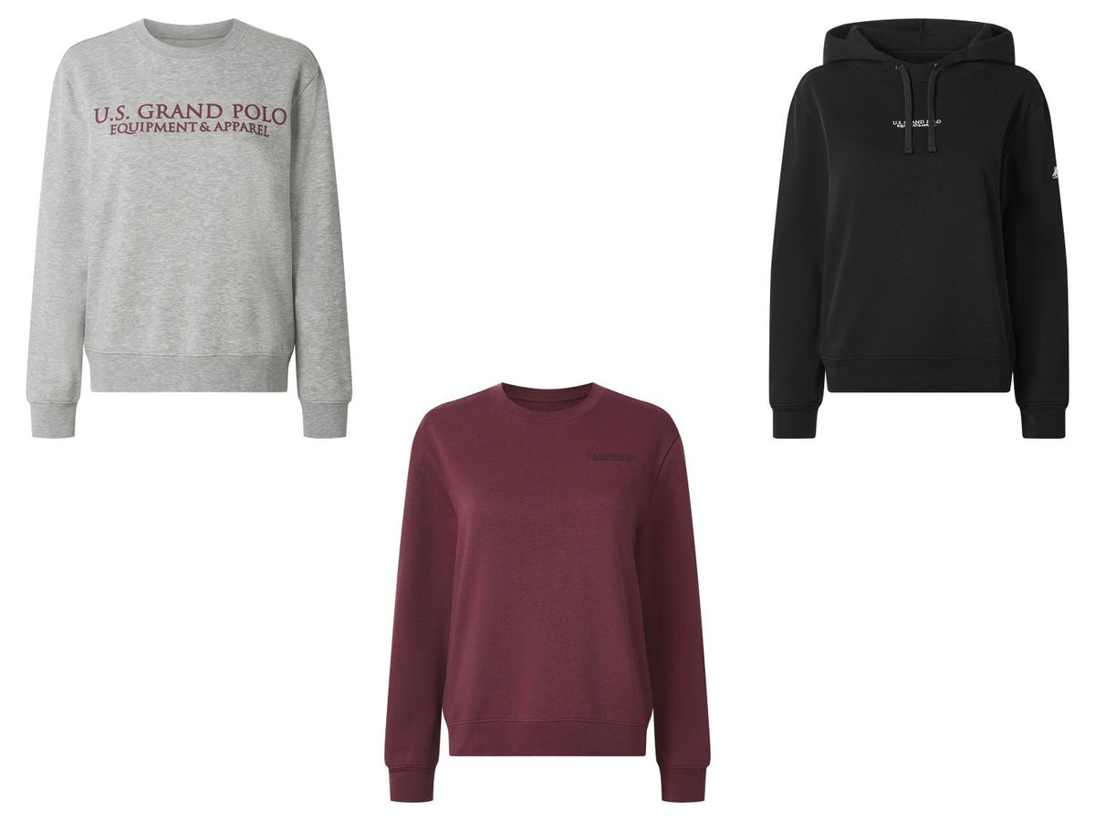 x U.S. Grand Polo Sweat-capuche Premium / Sweat-pull Premium pour femmes
