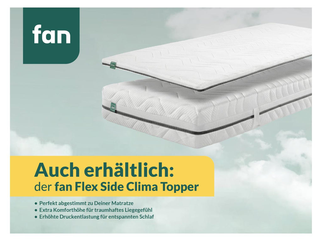 Matelas à ressorts ensachés Flex Side Clima T, 7 zones, H2/H3