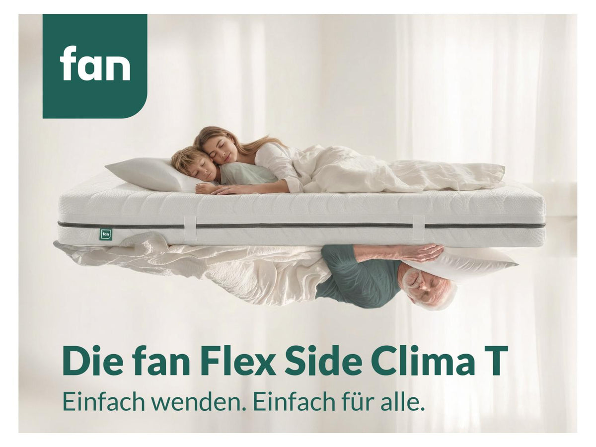 Matelas à ressorts ensachés Flex Side Clima T, 7 zones, H2/H3