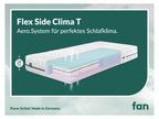 Matelas à ressorts ensachés Flex Side Clima T, 7 zones, H2/H3