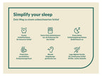 Matelas en mousse froide Sweet Dream XXL, 7 zones, avec surmatelas