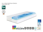 Matelas en mousse froide Sweet Dream XXL, 7 zones, avec surmatelas
