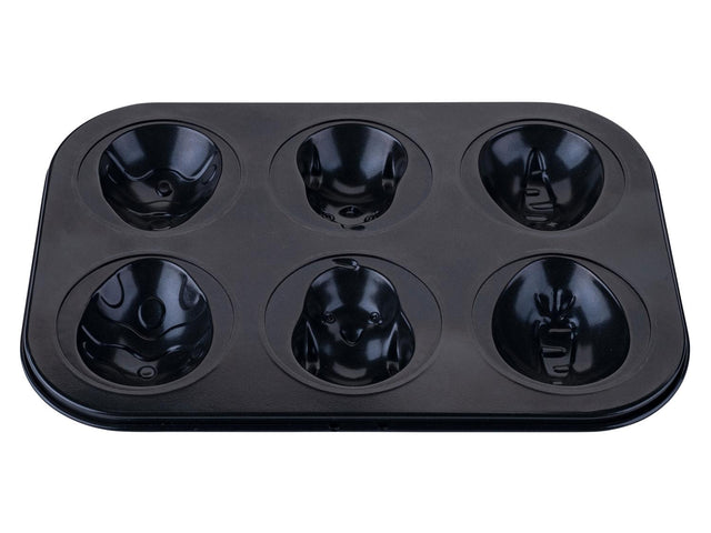 Moule à 6 muffins avec spatule à pâte