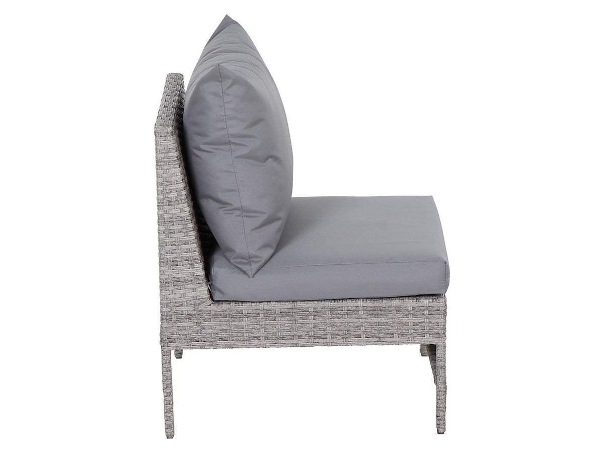 Ensemble de jardin Vigo Lounge, 4 pièces, gris