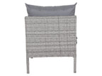 Ensemble de jardin Vigo Lounge, 4 pièces, gris