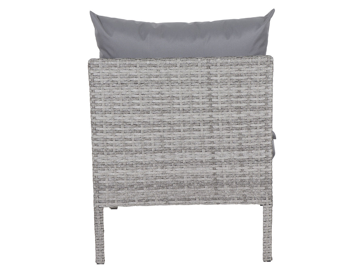 Ensemble de jardin Vigo Lounge, 4 pièces, gris