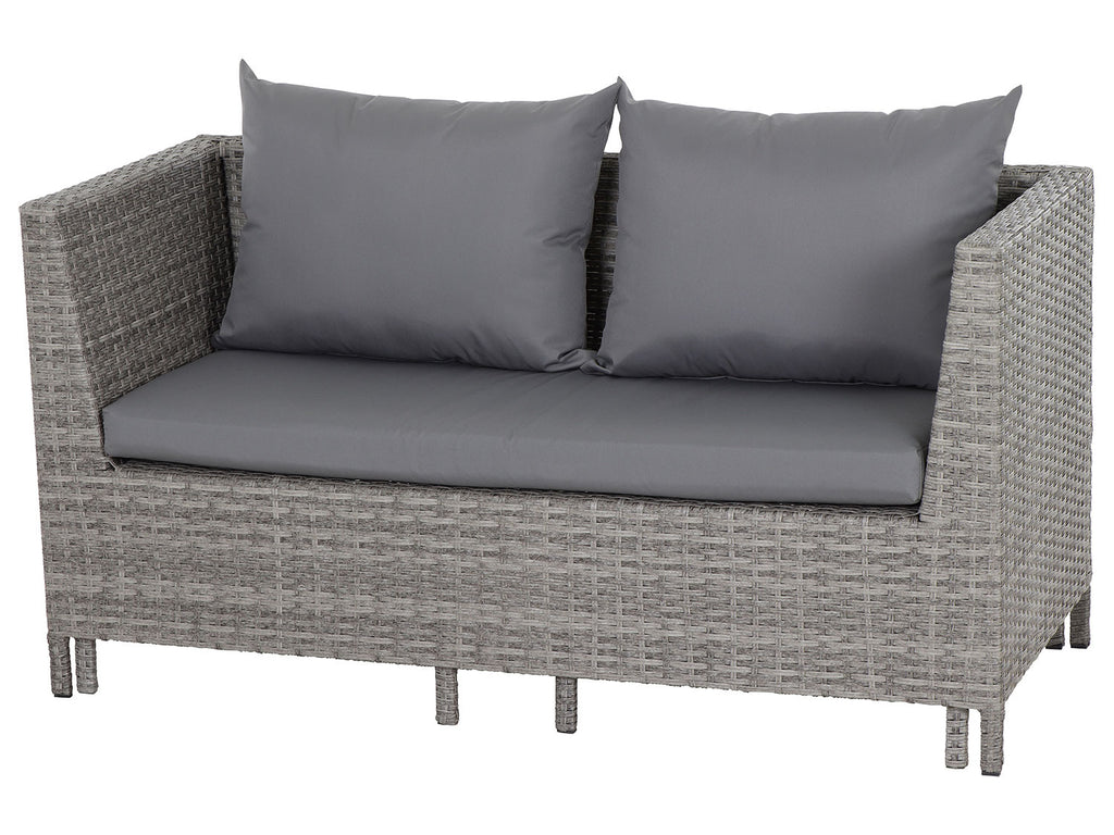 Ensemble de jardin Vigo Lounge, 4 pièces, gris